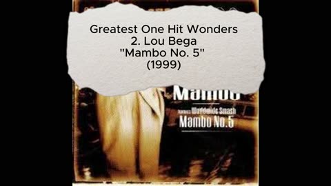 Who Is The Greatest One-Hit Wonder Ever?