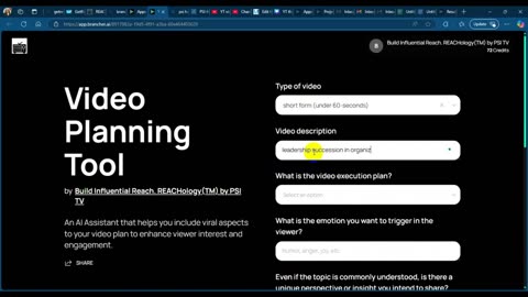 The Easier Way to Engaging Videos. Use the Video Planning AI by PSI TV
