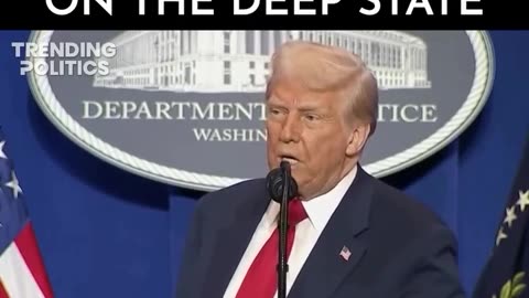Trump declares war on deepstate