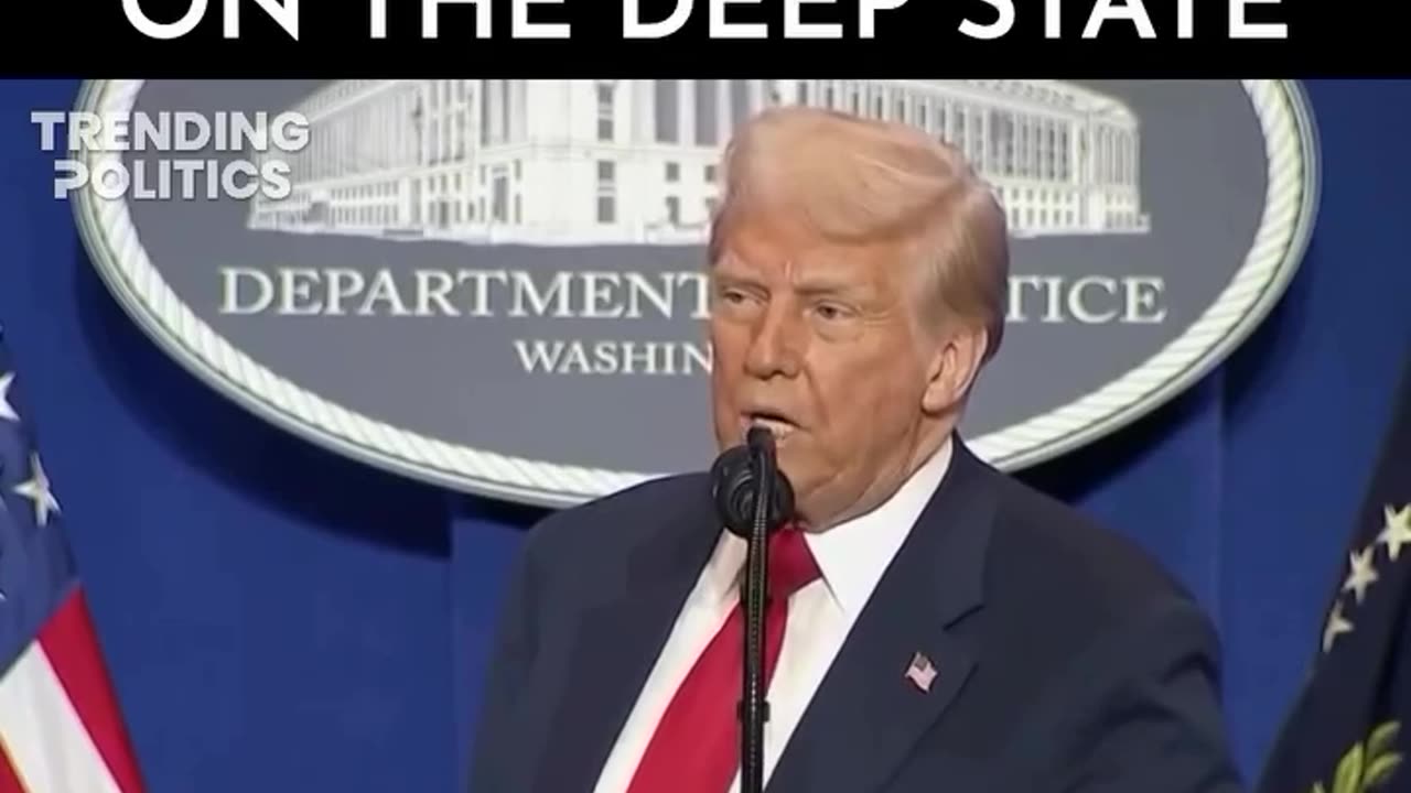 Trump declares war on deepstate