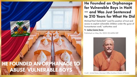 HE FOUNDED AN ORPHANAGE TO ABUSE CHILDREN