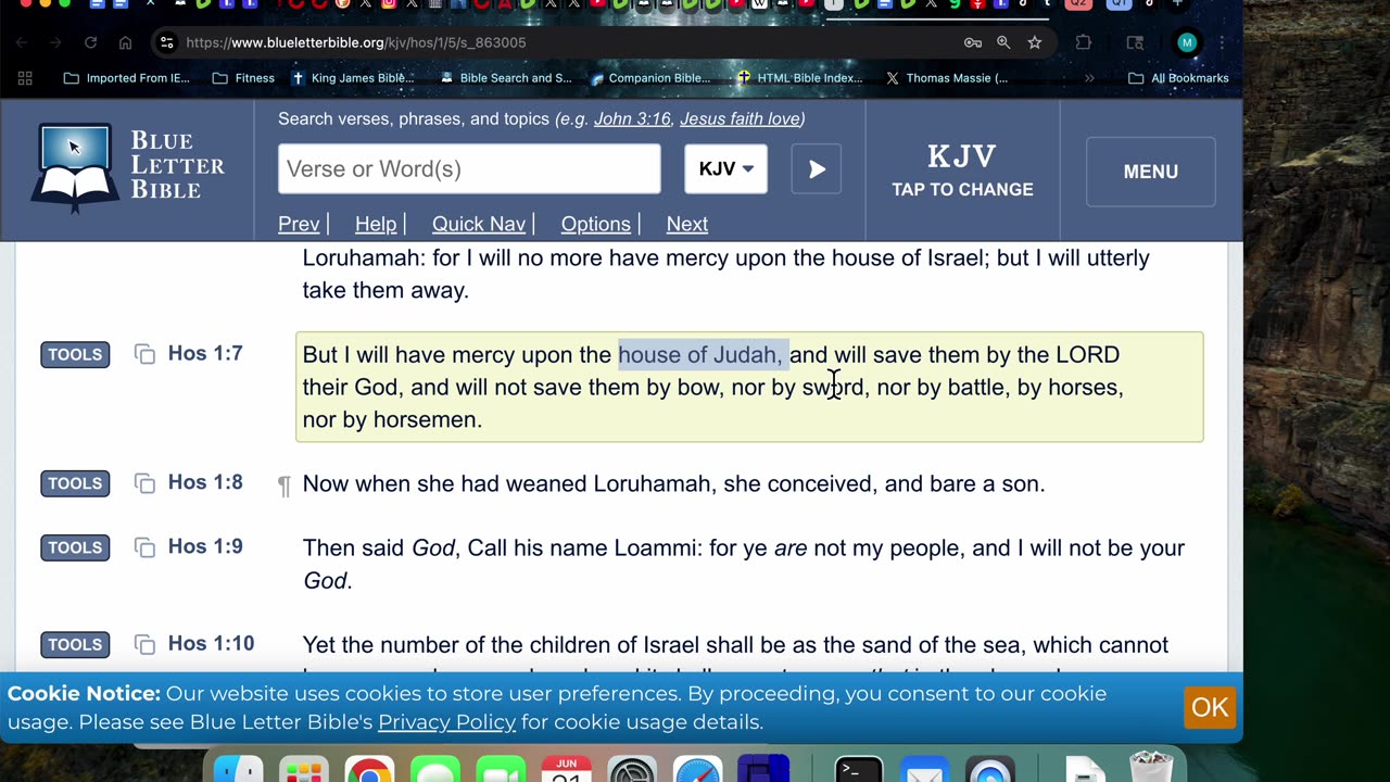 6/21/25 Hos 1:5-11 Yet the # of the circumcised in the heart children shall be as Rev 7:9