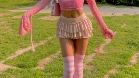 Perfect style of this tgirl