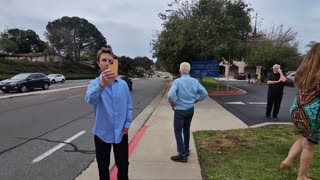 "Why Are They Following Him?!” Strange Standoff Caught on Camera 📱👀