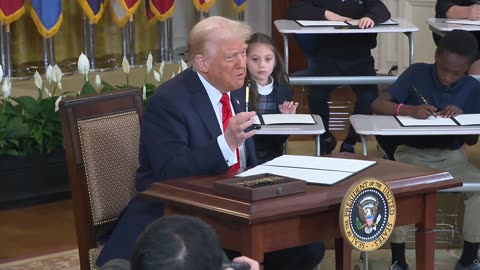 President Trump Participates in an Education Event and Signs an Executive Order