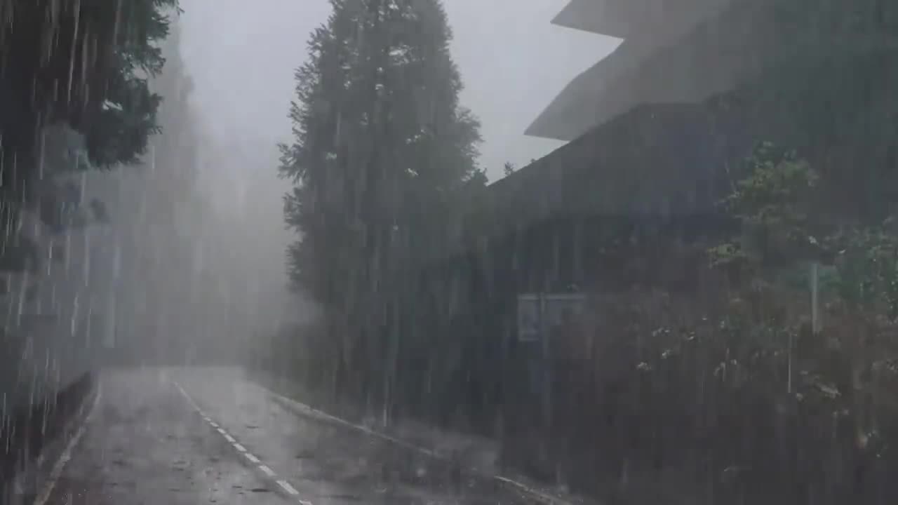 Rain Sounds For Sleeping - 99% Instantly Fall Asleep With Rain And Thunder Sound At Night
