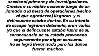 Ladrón detenido tras irrumpir (otra vez) en Café San Fele de Tacuarembó 26/11/2025