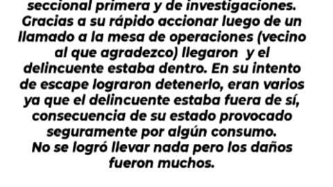 Ladrón detenido tras irrumpir (otra vez) en Café San Fele de Tacuarembó 26/11/2025