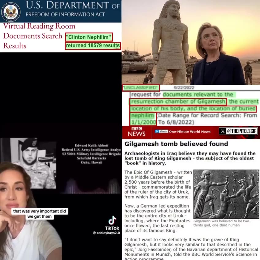 Gilgamesh, Hillary Clinton, and the Lust for DNA and Ancient Power