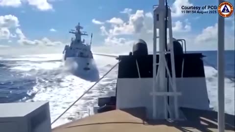 Chinese ships collide while pursuing Philippines vessel