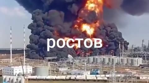 💥🔥 Ukraine Russia War | Fire Rages at Novoshakhtinsk Refinery | RCF
