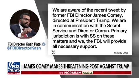BREAKING: Ex-FBI head makes threatening post against Trump
