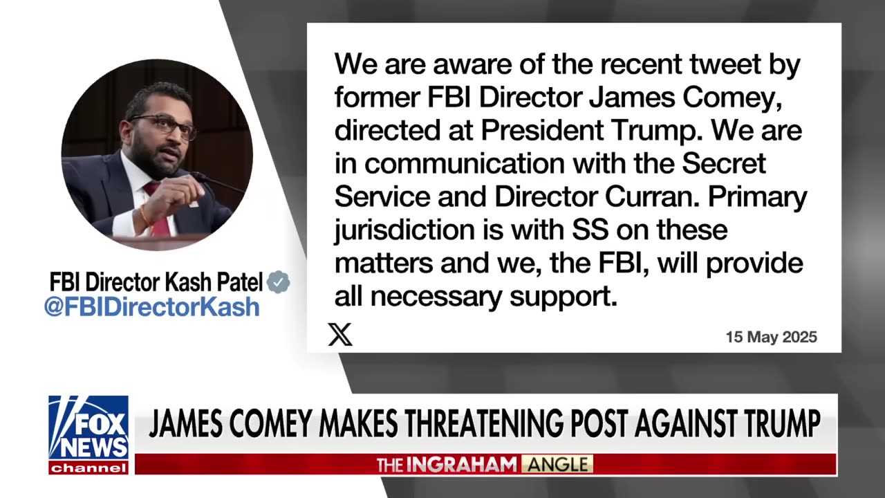 BREAKING: Ex-FBI head makes threatening post against Trump
