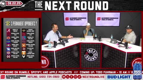 THREE GUARANTEE Show, SEC Goes to 9, Alabama and Auburn’s Third Opponent? | TNR 8/22/25