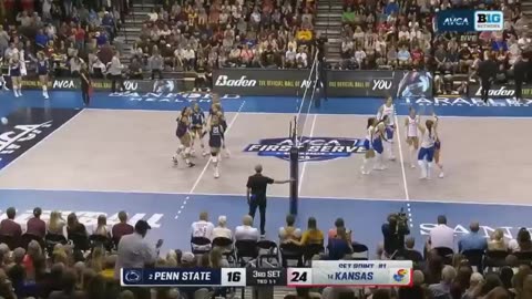 US Sports Volleyball Feat. Kansas vs. Penn State Highlights