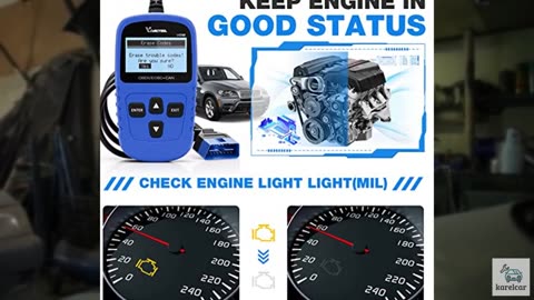 VDIAGTOOL VD10 OBD2 Scanner Code Reader Car Diagnostic Tool Engine Fault Code Re