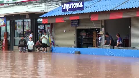 Floods hit Thailand's north as Storm Wipha brings heavy rain