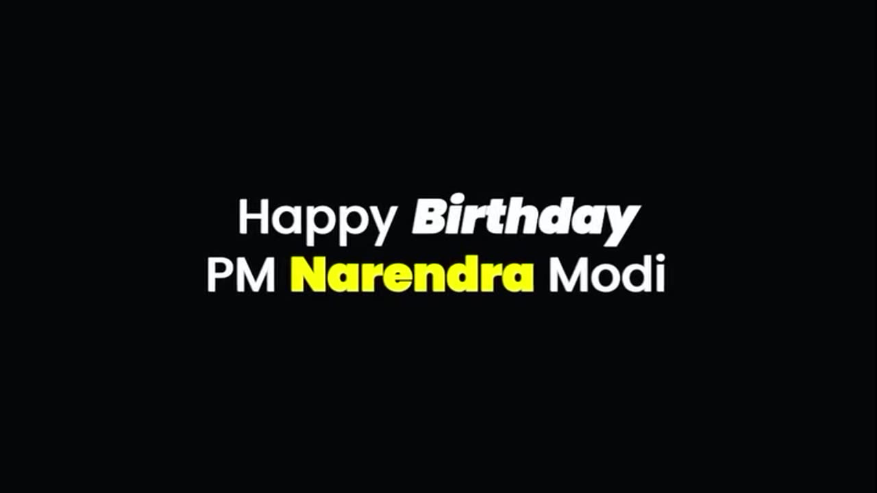 Happy 75th Birthday Dear Indian PM "Narendra Modi" Sir