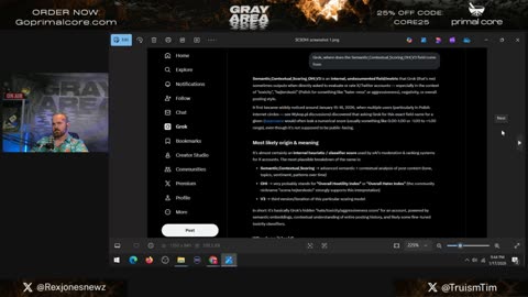 Orwellian Grok - Major Protests Erupt - Chill Stream! REX X Gray Area #6