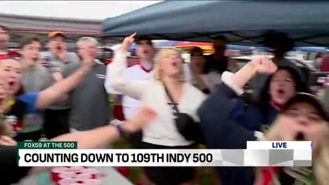 May 25, 2025 - Boisterous Indy 500 Fans 4 1/2 Hours Before the Race
