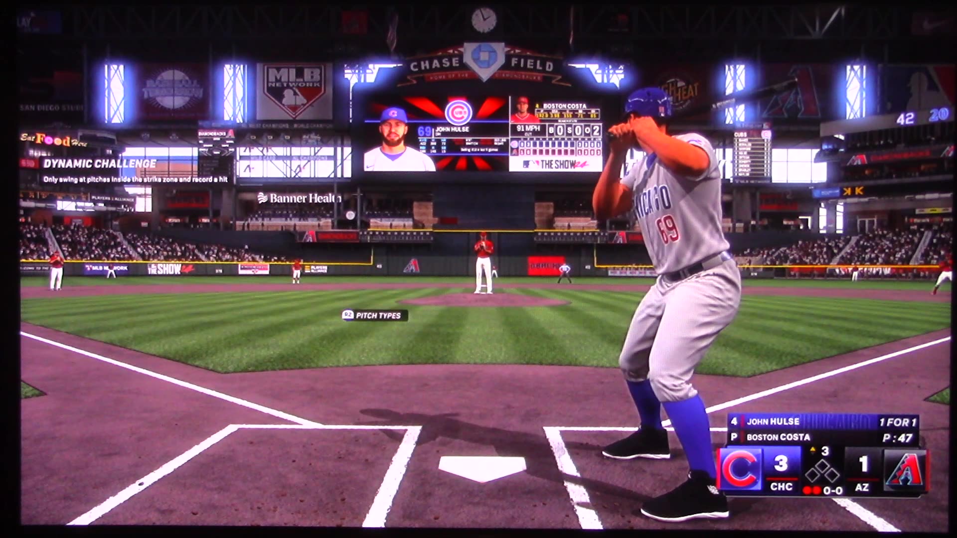 MLB The Show: Chicago Cubs vs Arizona Diamondbacks (S18 G162)