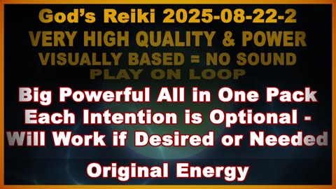 God's Reiki | Big Powerful All in One Pack - 34 Optional Intentions