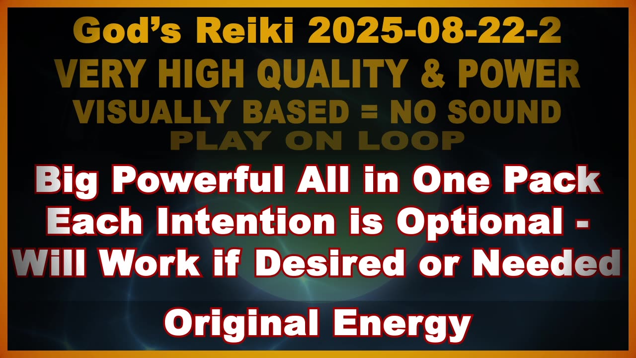 God's Reiki | Big Powerful All in One Pack - 34 Optional Intentions