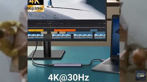 UGREEN Revodok 105 USB C Hub 5 in 1 Multiport Adapter 4K HDMI, 100W Power Delive