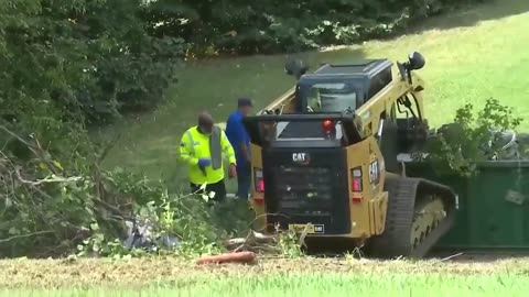 Crews are using BOBCATS to clear out homeless encampments in DC