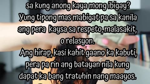 “Yung Tao na Puro Pera Lang ang Alam”