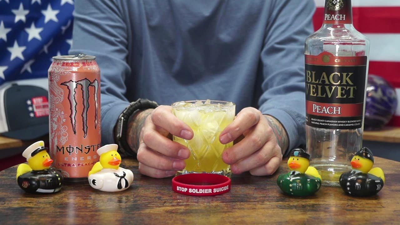 Richard Morehead - Black Velvet Peach Whiskey & Monster Ultra Peachy Keen Energy Drink