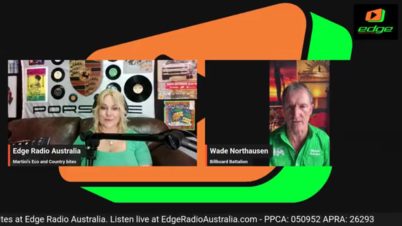 Farmer Wade is interviewed by Martine on Edge Radio Australia from Western Australia - 9/1/2025