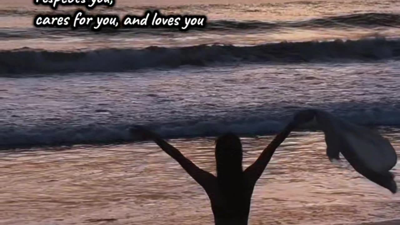 Motivation with a woman walking toward the beach in sunset
