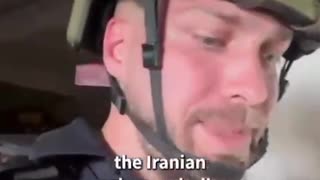 A close-up look at the h0spital after the direct h!t by the Iran m!ssile