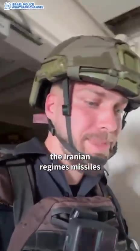 A close-up look at the h0spital after the direct h!t by the Iran m!ssile