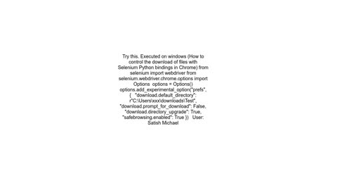 How to use chrome webdriver in selenium to download files in python