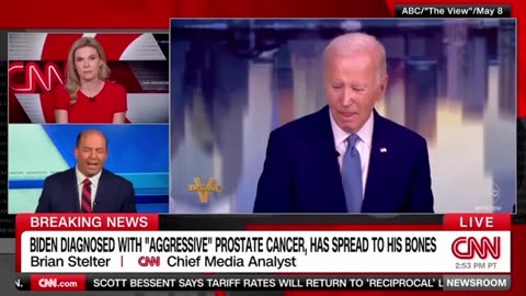 Brian Stelter says the timing of Biden's cancer diagnosis is "just extraordinary."
