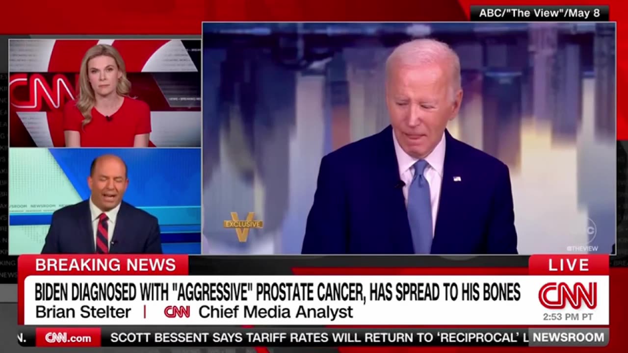 Brian Stelter says the timing of Biden's cancer diagnosis is "just extraordinary."