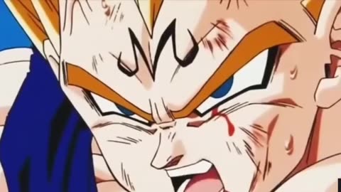 Goku vs Majin Vegeta – full fight (English Dub) #dbz #anime