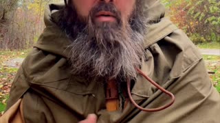 Soviet-era Plash Palatka shield against wind and rain.