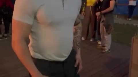 When do you show what you learned from Muay Thai? 😁