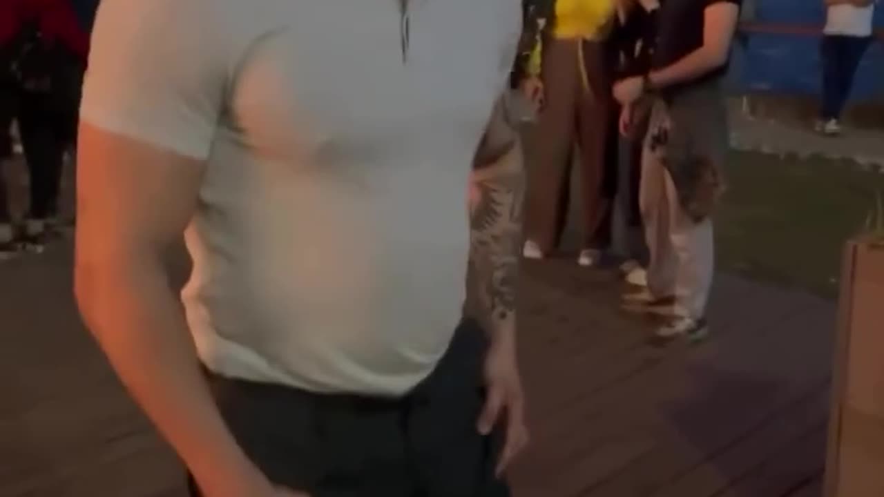 When do you show what you learned from Muay Thai? 😁