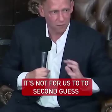 PETER THIEL PALANTIR SHITS HIS PANTS WHEN ASKED ABOUT ISRAEL