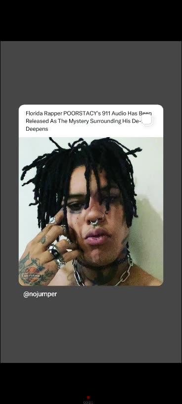 Rio to poorstacy rip to him 🙏🕊🕯🎤🎶⚰️🪦12/7/25