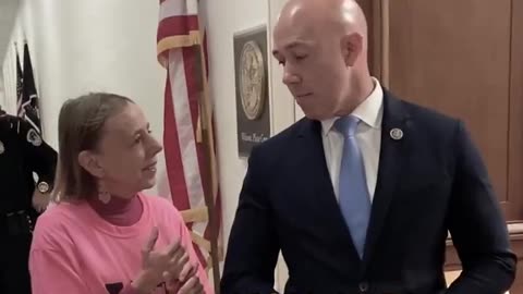 Brian Mast tells code pink where he stands on terrorists