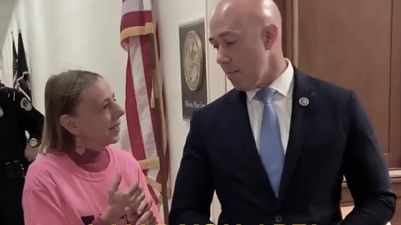 Brian Mast tells code pink where he stands on terrorists