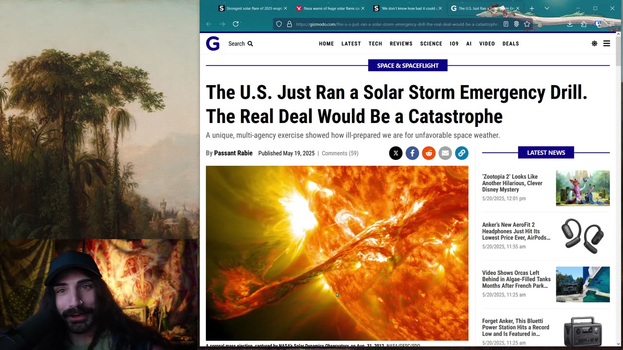 Solar Flares Causing Blackouts On Earth