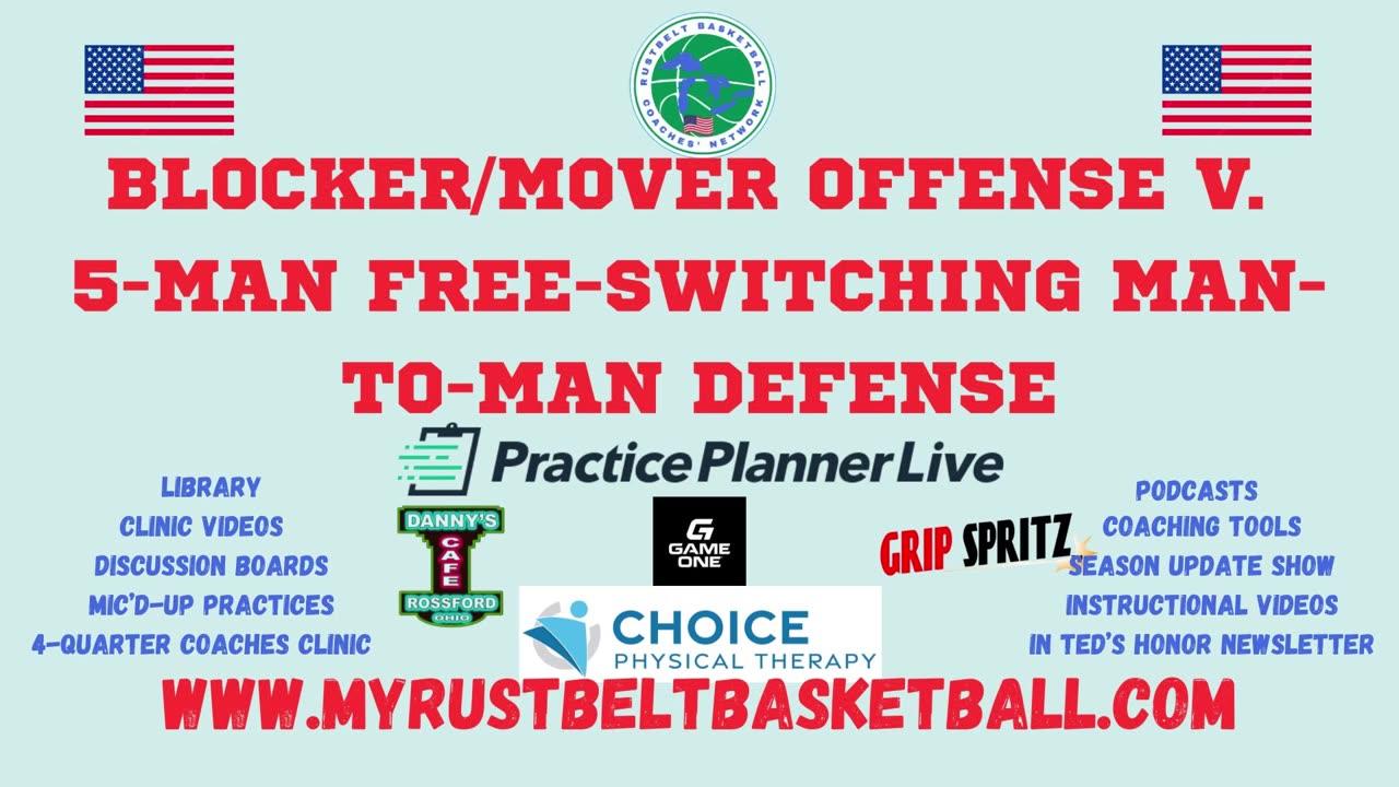 Blocker/Mover Offense v. 5-Man Free Switching Defense