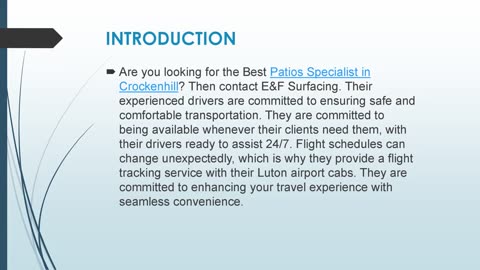 Best Patios Specialist in Crockenhill