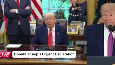 Donald Trump's Urgent Declaration | Trump Speech LIVE | America On Alert